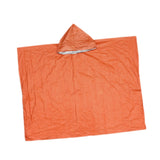 Maxbell Emergency Rain Poncho Waterproof Jacket for Riding Outdoor Activities Hiking Orange