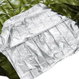 Maxbell Emergency Rain Poncho Waterproof Jacket for Riding Outdoor Activities Hiking Green