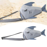 Maxbell Summer Children Mesh Beach Shell Bag 25x18x15cm Multipurpose Sand Toys Storage Bag Grey