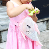 Maxbell Summer Children Mesh Beach Shell Bag 25x18x15cm Multipurpose Sand Toys Storage Bag Grey