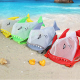 Maxbell Summer Children Mesh Beach Shell Bag 25x18x15cm Multipurpose Sand Toys Storage Bag Grey