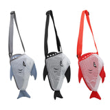 Maxbell Summer Children Mesh Beach Shell Bag 25x18x15cm Multipurpose Sand Toys Storage Bag Grey