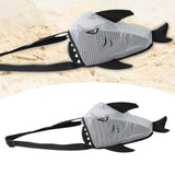 Maxbell Summer Children Mesh Beach Shell Bag 25x18x15cm Multipurpose Sand Toys Storage Bag Black