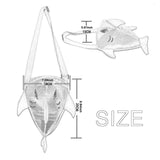 Maxbell Summer Children Mesh Beach Shell Bag 25x18x15cm Multipurpose Sand Toys Storage Bag Red