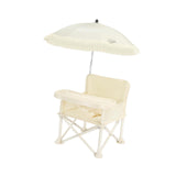 Maxbell Baby Dining Chair with Parasol Folding Food Tray for Camping Travel Children
