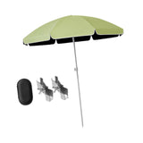 Maxbell Baby Stroller Parasol Folding with Clamp for Beach Trips Trolley Beach Chair Green
