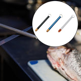 Maxbell Sharpening Rod Manual Tool Portable Manual for Restaurant Home Fishing Hooks Black