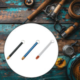 Maxbell Sharpening Rod Manual Tool Portable Manual for Restaurant Home Fishing Hooks Black