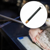 Maxbell Sharpening Rod Manual Tool Portable Manual for Restaurant Home Fishing Hooks Black