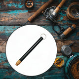 Maxbell Sharpening Rod Manual Tool Portable Manual for Restaurant Home Fishing Hooks Black