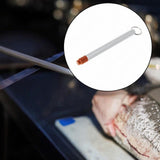 Maxbell Sharpening Rod Manual Tool Portable Manual for Restaurant Home Fishing Hooks Silver