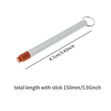 Maxbell Sharpening Rod Manual Tool Portable Manual for Restaurant Home Fishing Hooks Silver