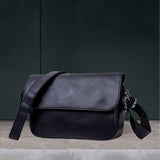 Maxbell Business Crossbody Bag Utility Shoulder Bag for Family Friends School Office Black