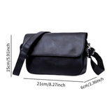 Maxbell Business Crossbody Bag Utility Shoulder Bag for Family Friends School Office Black