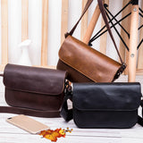 Maxbell Business Crossbody Bag Utility Shoulder Bag for Family Friends School Office Black