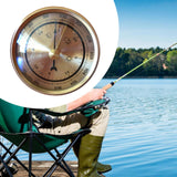 Maxbell Fishing Barometer for Boat Gold Professional Outdoor Metal Fishing Accessory