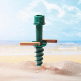 Maxbell Beach Umbrella Sand Anchor Adjustable Thread Anchor for Ground Beach Fishing