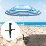 Maxbell Beach Umbrella Sand Anchor Adjustable Thread Anchor for Ground Beach Fishing
