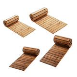 Maxbell Wooden Garden Pathway Sturdy Boardwalk Path for Wedding Party Backyard Patio Length 8.01Ft Wood Color