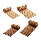 Maxbell Wooden Garden Pathway Sturdy Boardwalk Path for Wedding Party Backyard Patio Length 8.01Ft Wood Color