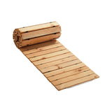 Maxbell Wooden Garden Pathway Sturdy Boardwalk Path for Wedding Party Backyard Patio Length 8.01Ft Wood Color