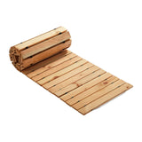Maxbell Wooden Garden Pathway Sturdy Boardwalk Path for Wedding Party Backyard Patio Length 6Ft Wood Color
