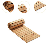 Maxbell Wooden Garden Pathway Sturdy Boardwalk Path for Wedding Party Backyard Patio Length 6Ft Wood Color