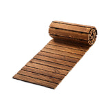 Maxbell Wooden Garden Pathway Sturdy Boardwalk Path for Wedding Party Backyard Patio Length 8.01Ft Brown