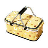 Maxbell Picnic Basket Organizer Folding for Housewarming Gift Camping Indoor Outdoor