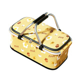 Maxbell Picnic Basket Organizer Folding for Housewarming Gift Camping Indoor Outdoor