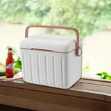 Maxbell Cooler Box 6L Airtight Hot/Cold Retention Cooler for Sports Travel Household Beige