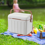 Maxbell Cooler Box 6L Airtight Hot/Cold Retention Cooler for Sports Travel Household Beige