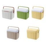 Maxbell Cooler Box 6L Airtight Hot/Cold Retention Cooler for Sports Travel Household Beige