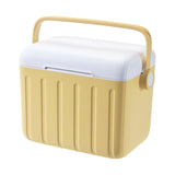Maxbell Cooler Box 6L Airtight Hot/Cold Retention Cooler for Sports Travel Household White Yellow