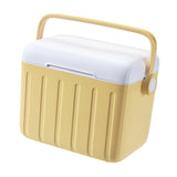 Maxbell Cooler Box 6L Airtight Hot/Cold Retention Cooler for Sports Travel Household White Yellow