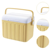 Maxbell Cooler Box 6L Airtight Hot/Cold Retention Cooler for Sports Travel Household White Yellow