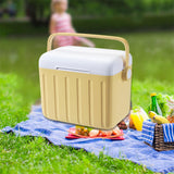 Maxbell Cooler Box 6L Airtight Hot/Cold Retention Cooler for Sports Travel Household White Yellow