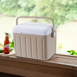 Maxbell Cooler Box 6L Airtight Hot/Cold Retention Cooler for Sports Travel Household Khaki