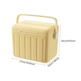 Maxbell Cooler Box 6L Airtight Hot/Cold Retention Cooler for Sports Travel Household Yellow