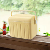 Maxbell Cooler Box 6L Airtight Hot/Cold Retention Cooler for Sports Travel Household Yellow