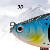 Maxbell 5Pcs Fishing Lures Vivid Multi Jointed Swimbaits for Angler Adults Men Women