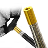 Maxbell Landing Net Rod Rubber Handle Telescopic for Big Fish Catch Fishing Net Pole
