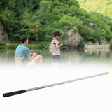 Maxbell Landing Net Rod Rubber Handle Telescopic for Big Fish Catch Fishing Net Pole
