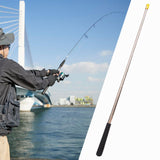 Maxbell Landing Net Rod Rubber Handle Telescopic for Big Fish Catch Fishing Net Pole
