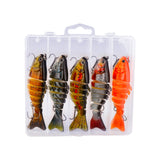 Maxbell 5 Pieces Fishing Lures Fishing Baits Vivid Artificial Lures Fishing Supplies