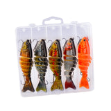Maxbell 5 Pieces Fishing Lures Fishing Baits Vivid Artificial Lures Fishing Supplies