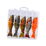 Maxbell 5 Pieces Fishing Lures Fishing Baits Vivid Artificial Lures Fishing Supplies