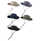 Maxbell Sun Hat Western Cowboy Hat Wide Brim for Climbing Outdoor Sports Backpacking Khaki