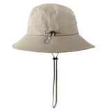 Maxbell Sun Hat Western Cowboy Hat Wide Brim for Climbing Outdoor Sports Backpacking Khaki