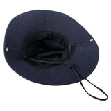 Maxbell Sun Hat Western Cowboy Hat Wide Brim for Climbing Outdoor Sports Backpacking Dark Blue
